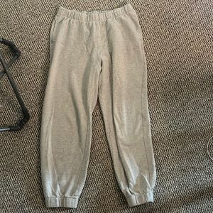 Gray Hollister Ultra High Rise Sweatpants, size L